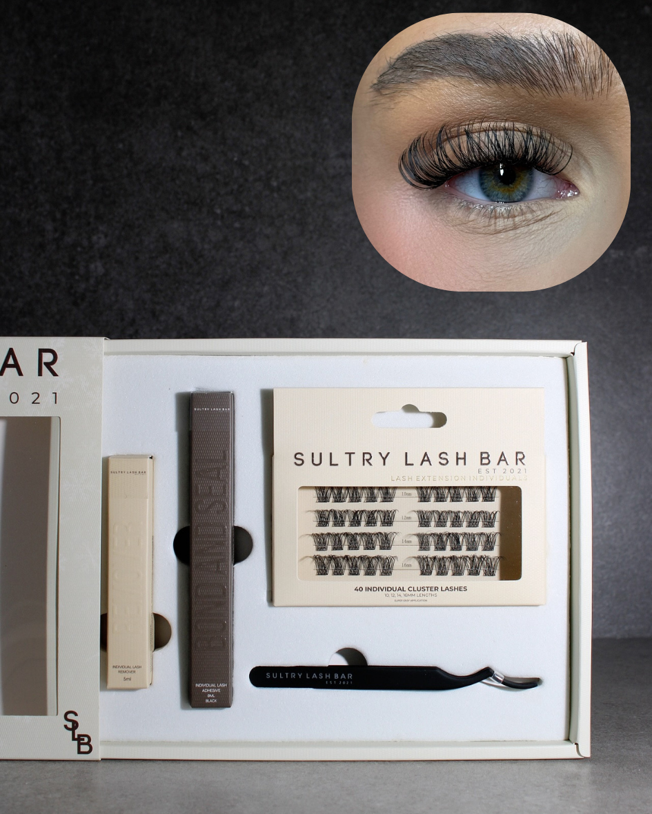 Individual Cluster Lash Gift Set | DIY At Home Lash Extensions (Worth £41)