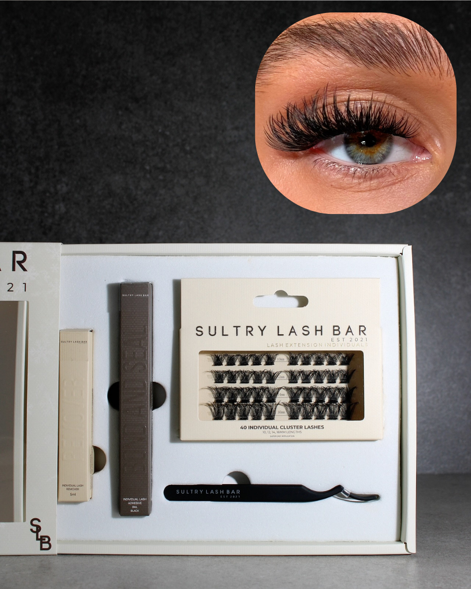Individual Cluster Lash Gift Set | DIY At Home Lash Extensions (Worth £41)