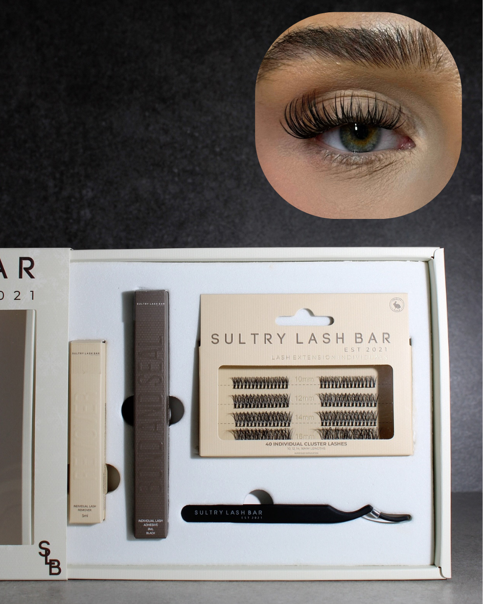 Individual Cluster Lash Gift Set | DIY At Home Lash Extensions (Worth £41)