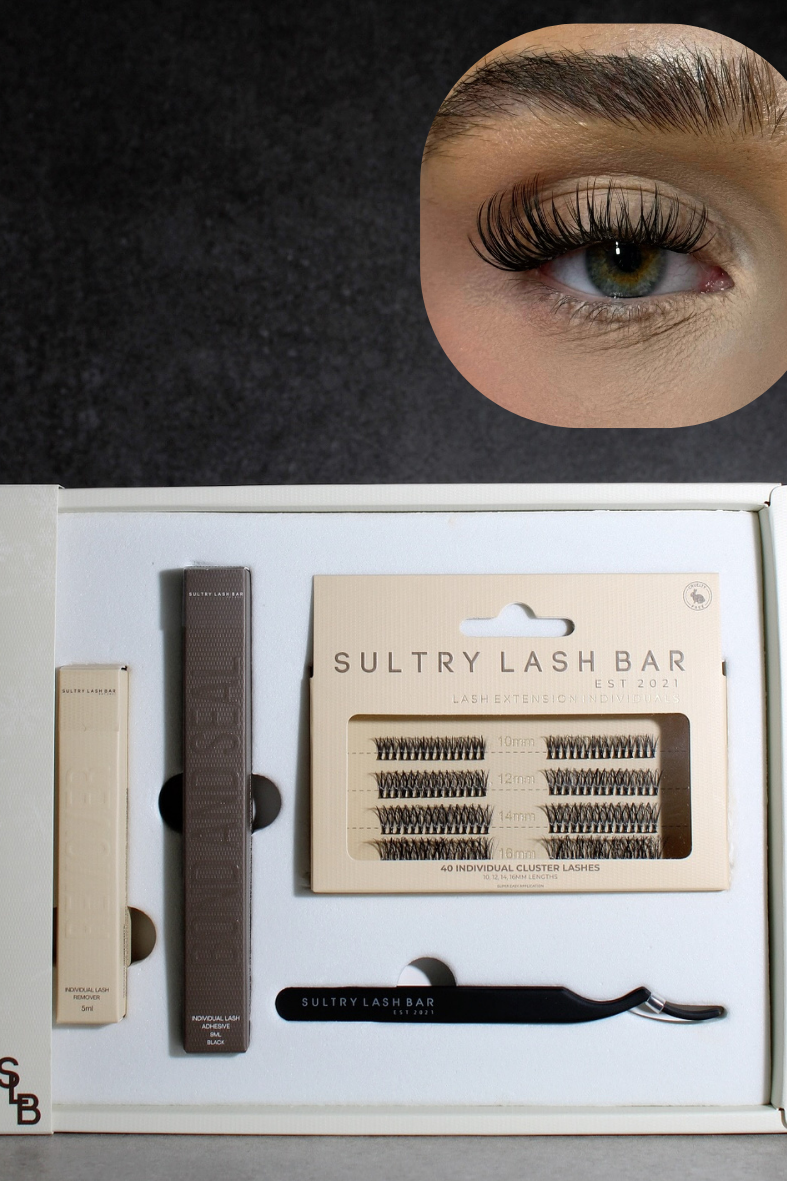 Individual Cluster Lash Gift Set | DIY At Home Lash Extensions (Worth £41)