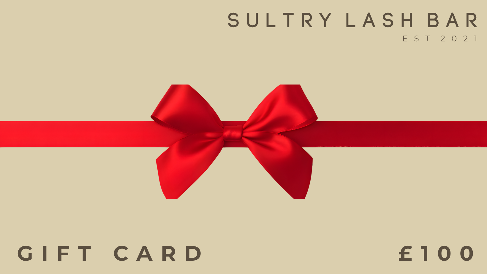 Sultry Lash Bar Gift Card