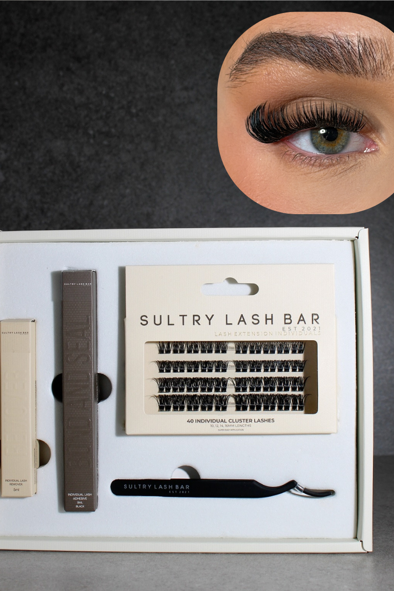 Individual Cluster Lash Gift Set | DIY At Home Lash Extensions (Worth £41)
