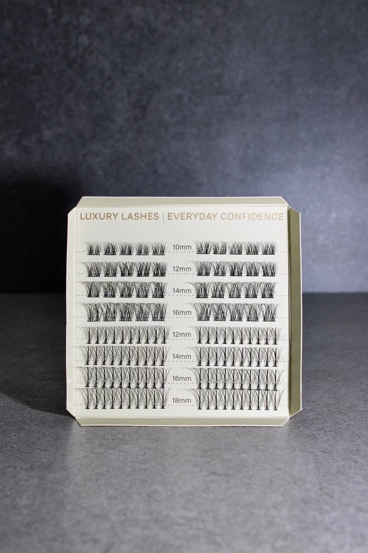 SL26 Cluster lashes C-curl.