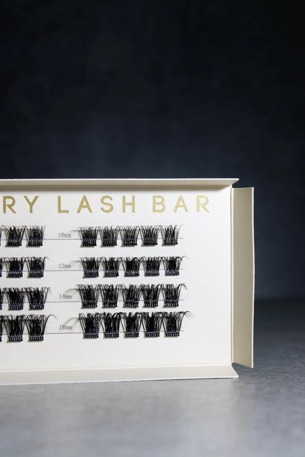 SL02 Long Lasting DIY D-Curl Cluster Lash Extensions 40pcs