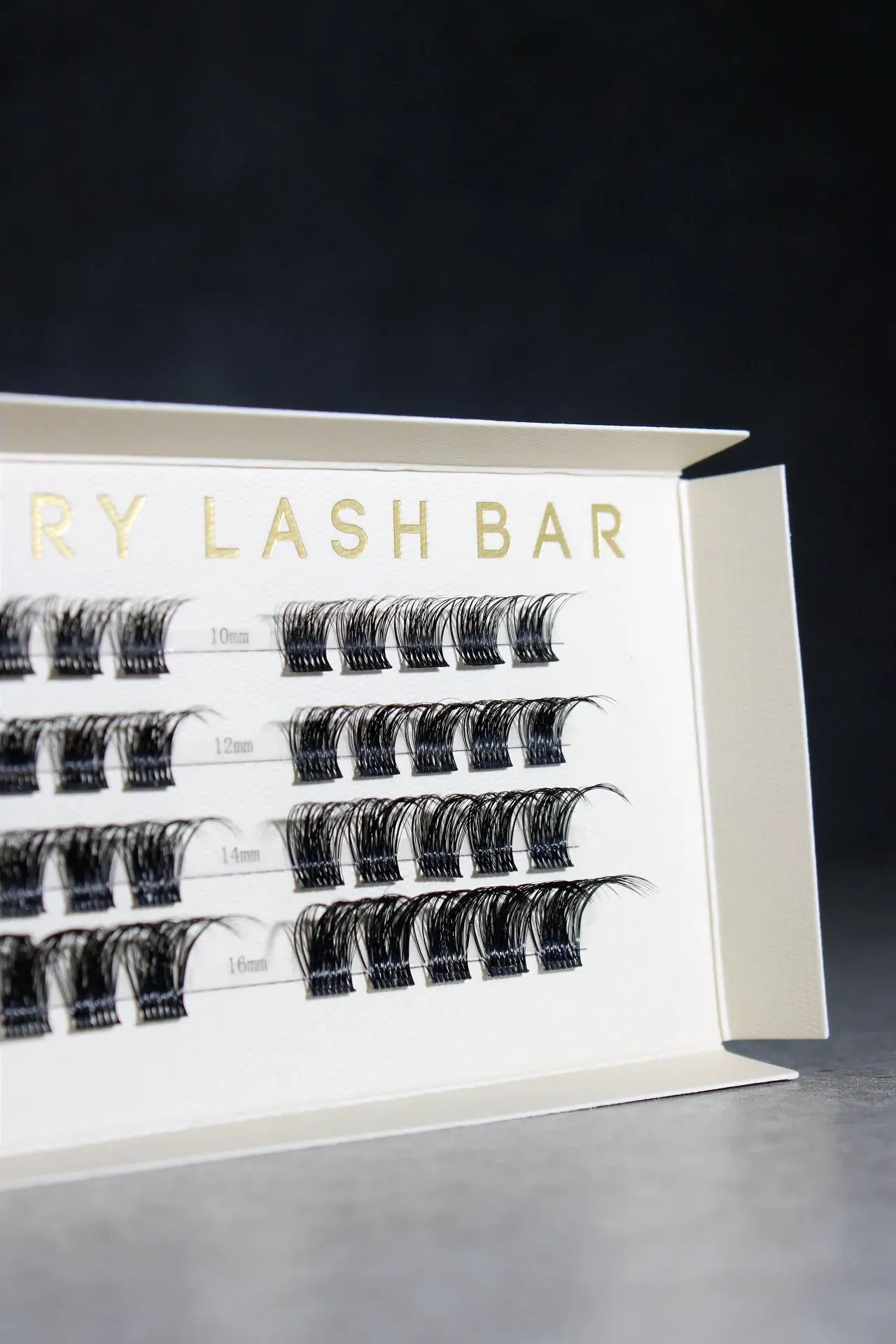 SL02 Long Lasting DIY D-Curl Cluster Lash Extensions 40pcs
