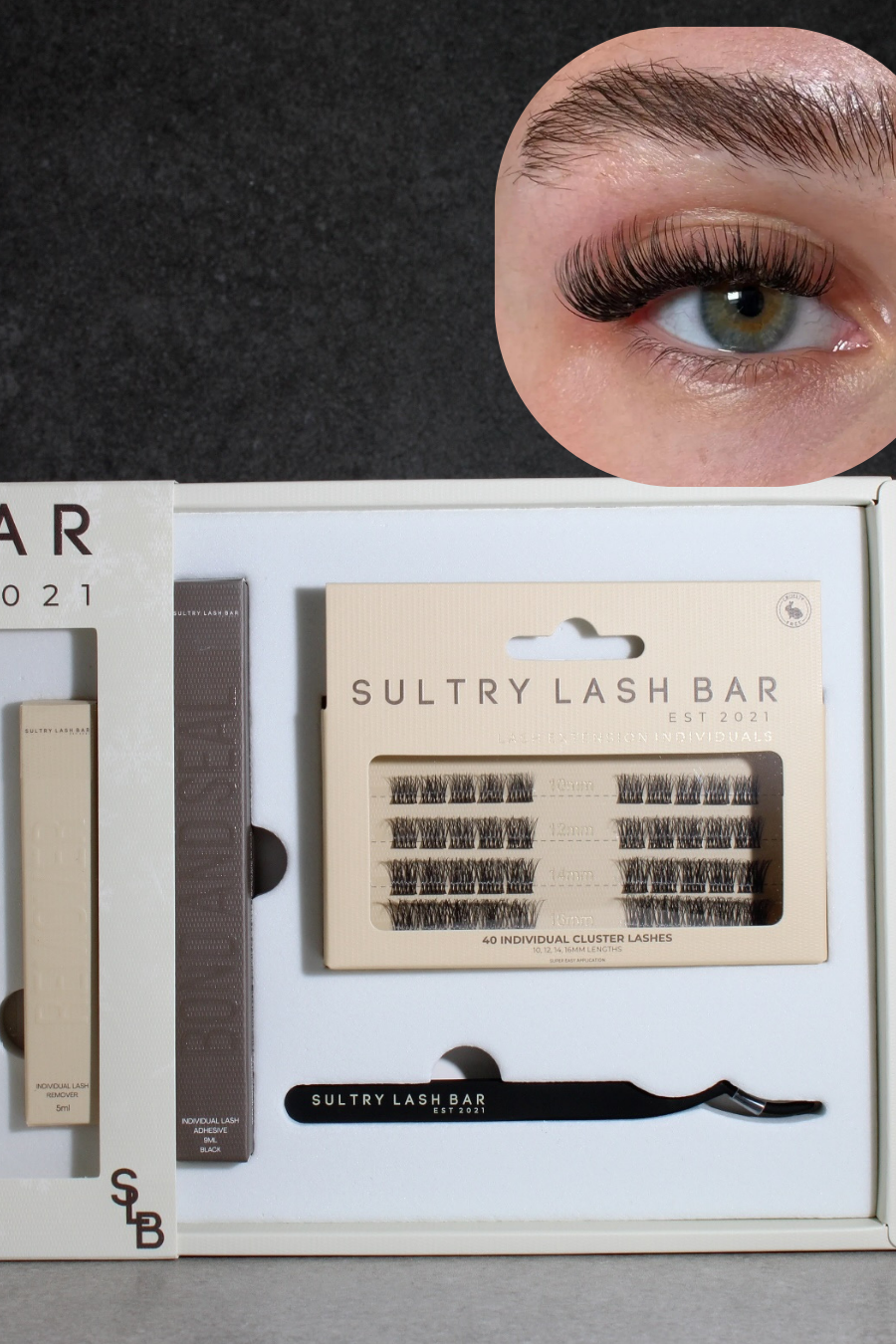 Individual Cluster Lash Gift Set | DIY At Home Lash Extensions (Worth £41)