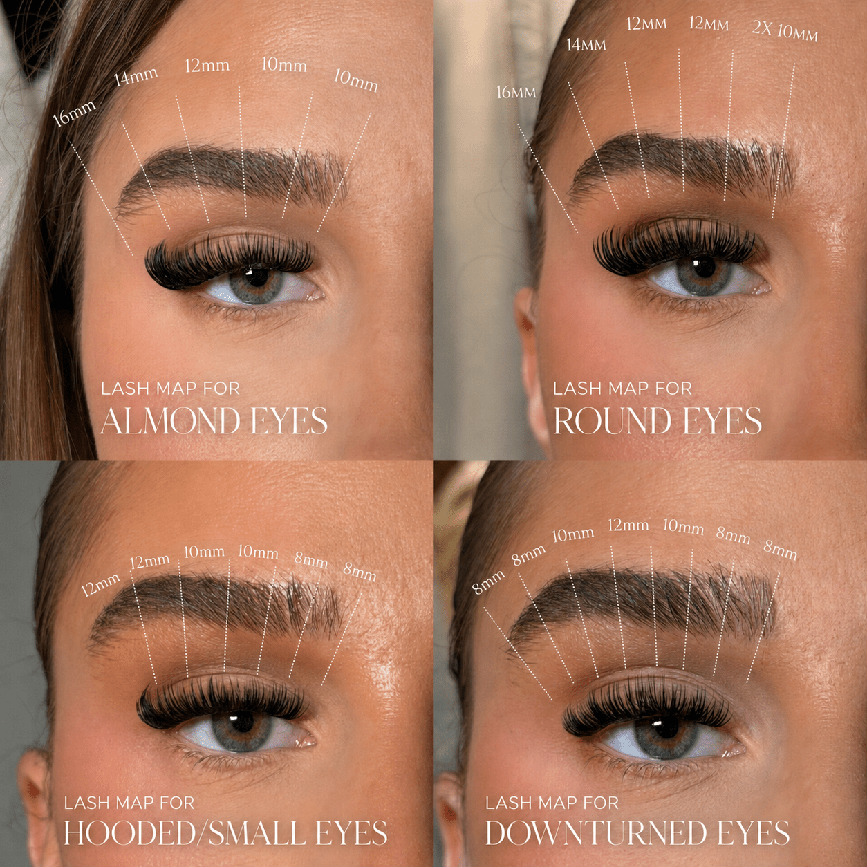 SL04 Premium D curl Hybrid lashes