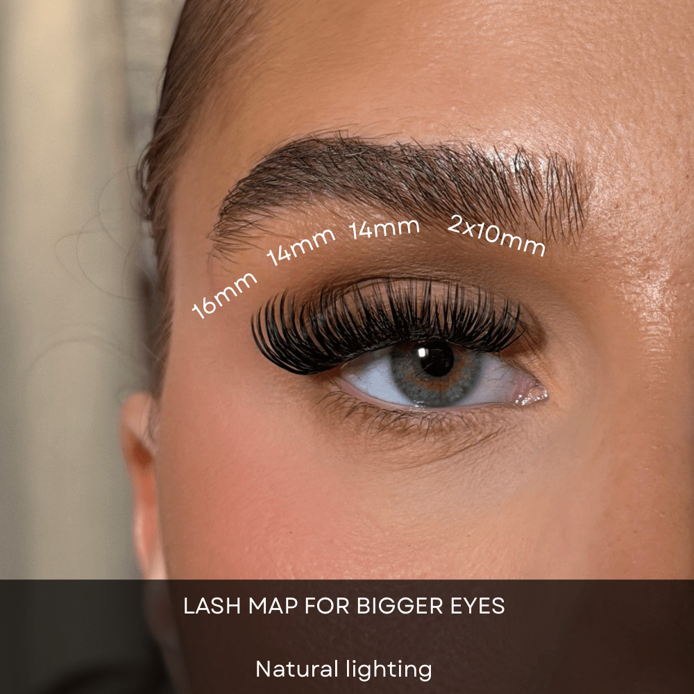 SL04 Premium D curl Hybrid lashes
