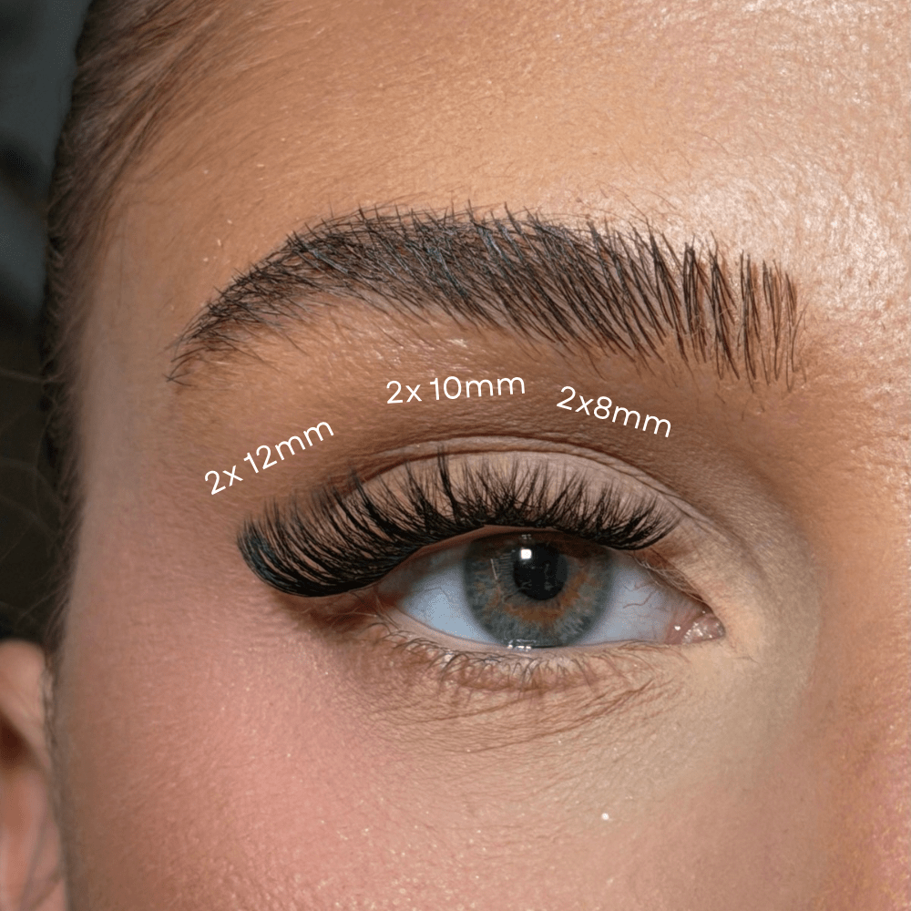 SL19 Feather like premium cluster lashes
