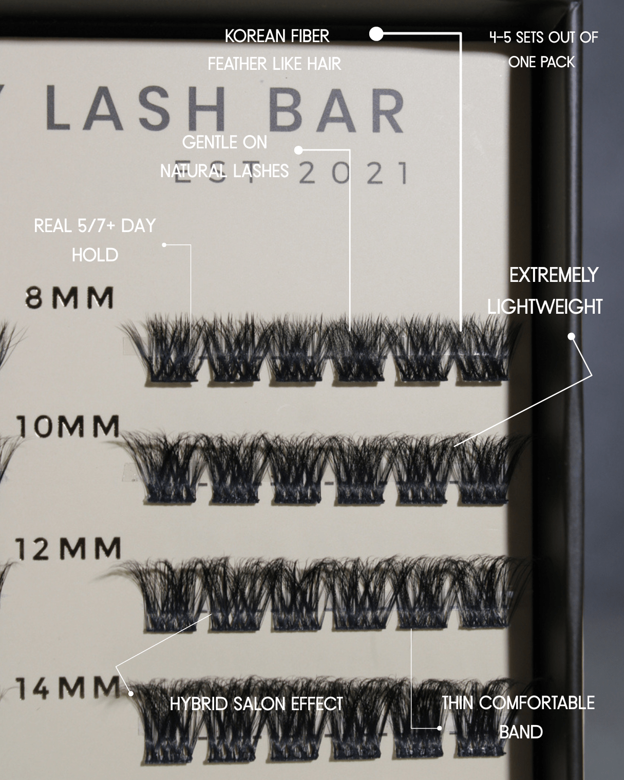 SL19 Premium weightless feather like clusters