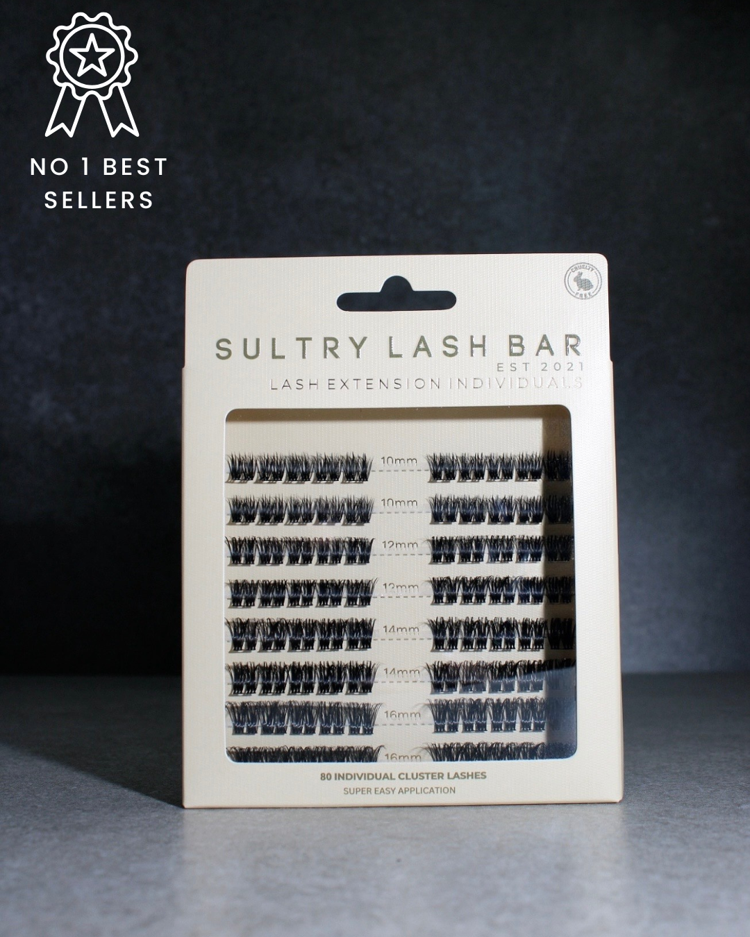 80pcs SL04 Russian/Hybrid Cluster Lashes