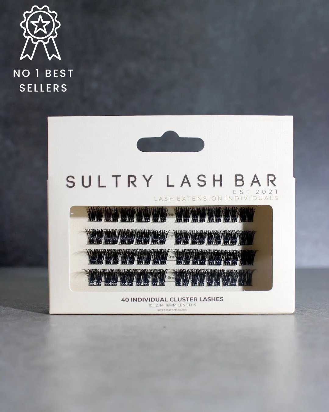 SL04 Long Lasting DIY D-Curl Individual Eyelash Extensions 40pcs