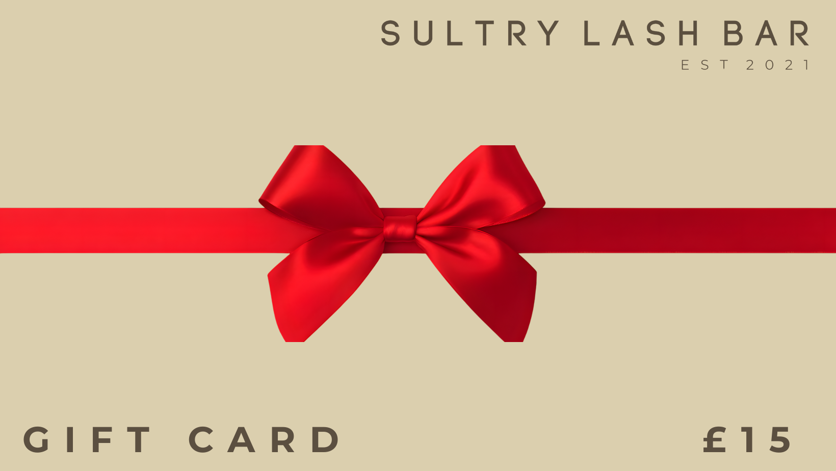 Sultry Lash Bar Gift Card