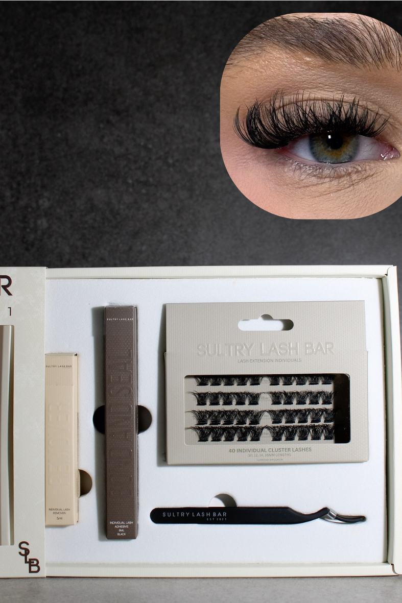 Individual Cluster Lash Gift Set | DIY At Home Lash Extensions (Worth £41)