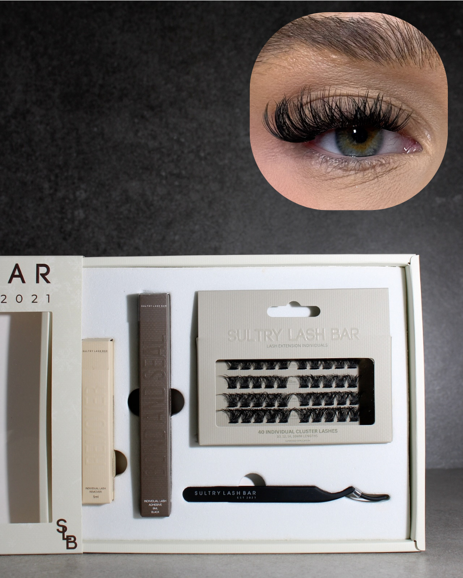 Individual Cluster Lash Gift Set | DIY At Home Lash Extensions (Worth £41)