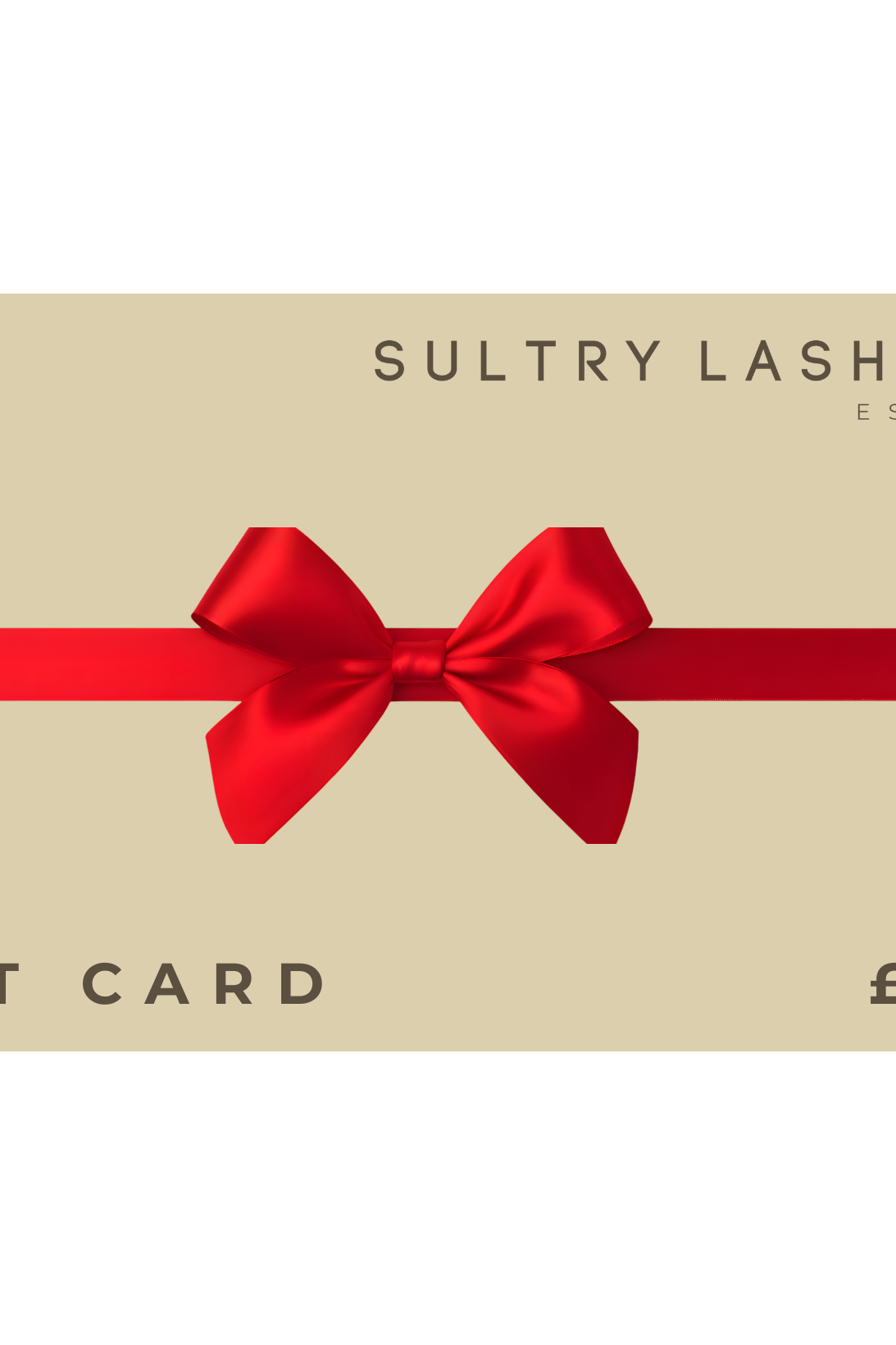 Sultry Lash Bar Gift Card