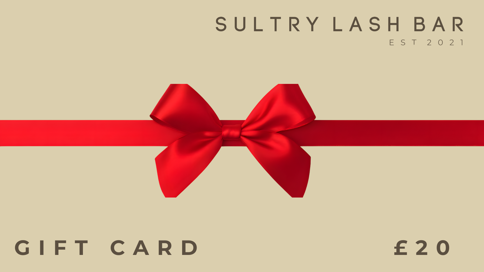 Sultry Lash Bar Gift Card