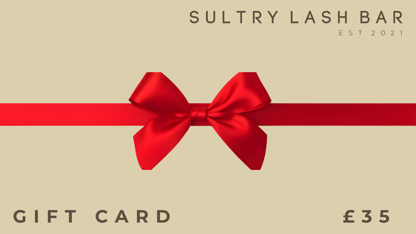 Sultry Lash Bar Gift Card