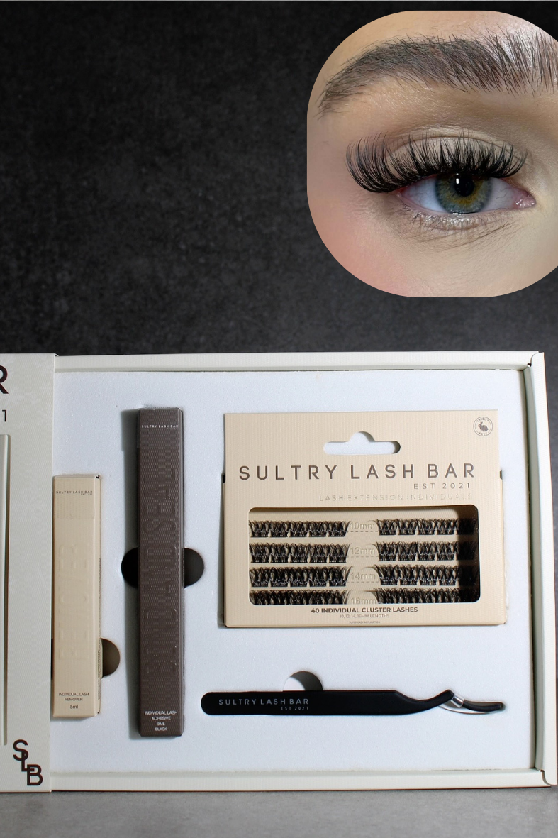 Individual Cluster Lash Gift Set | DIY At Home Lash Extensions (Worth £41)