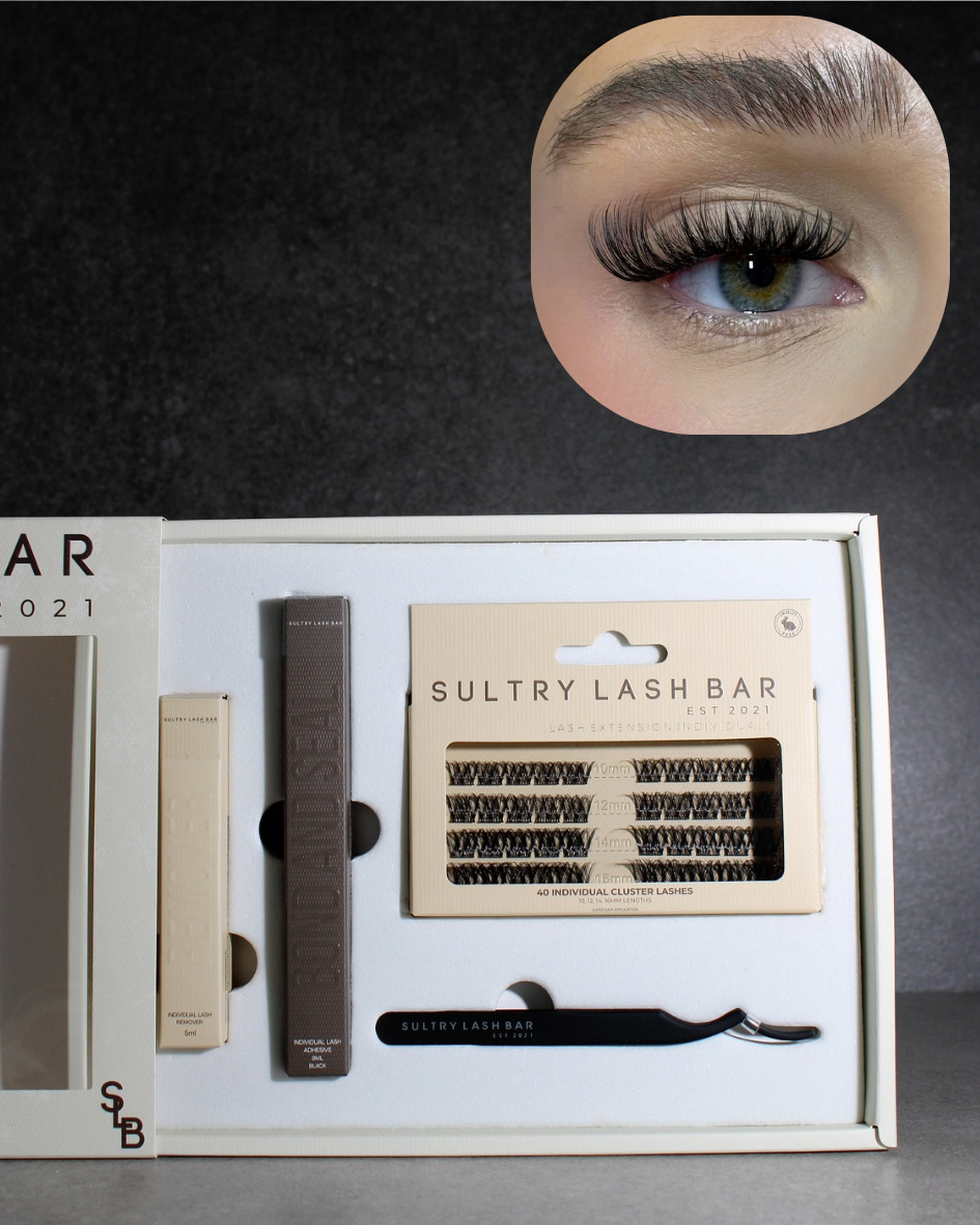 Individual Cluster Lash Gift Set | DIY At Home Lash Extensions (Worth £41)