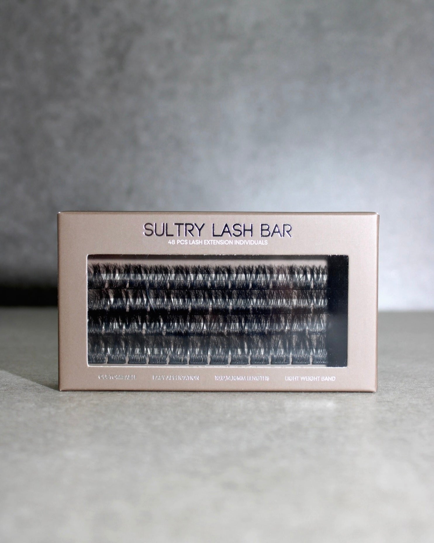 SL20 Korean Fiber hair C curl DIY single cluster lash extensions