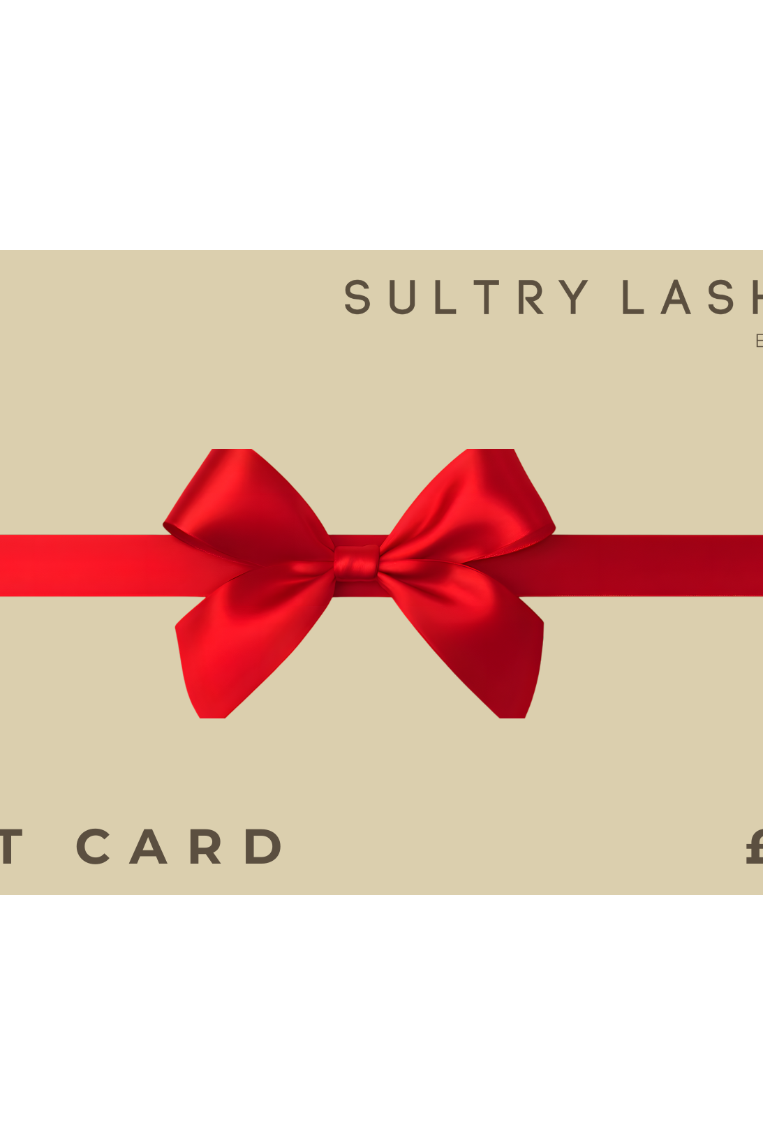 Sultry Lash Bar Gift Card
