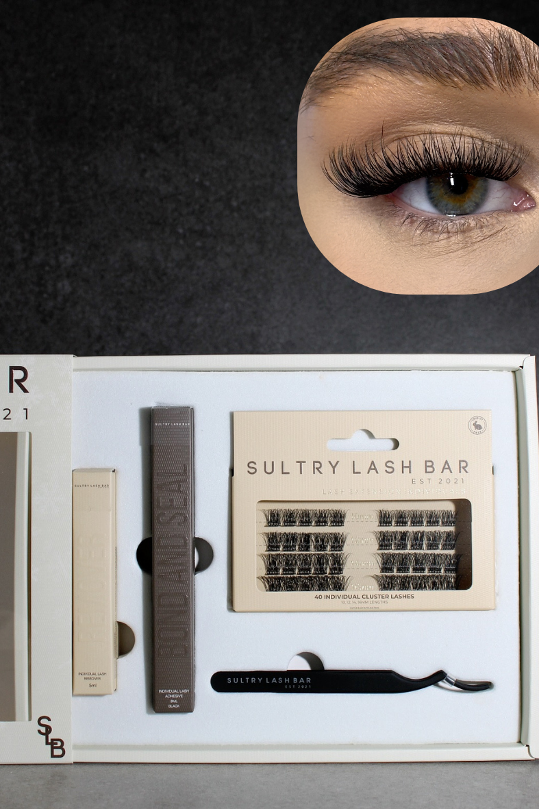 Individual Cluster Lash Gift Set | DIY At Home Lash Extensions (Worth £41)