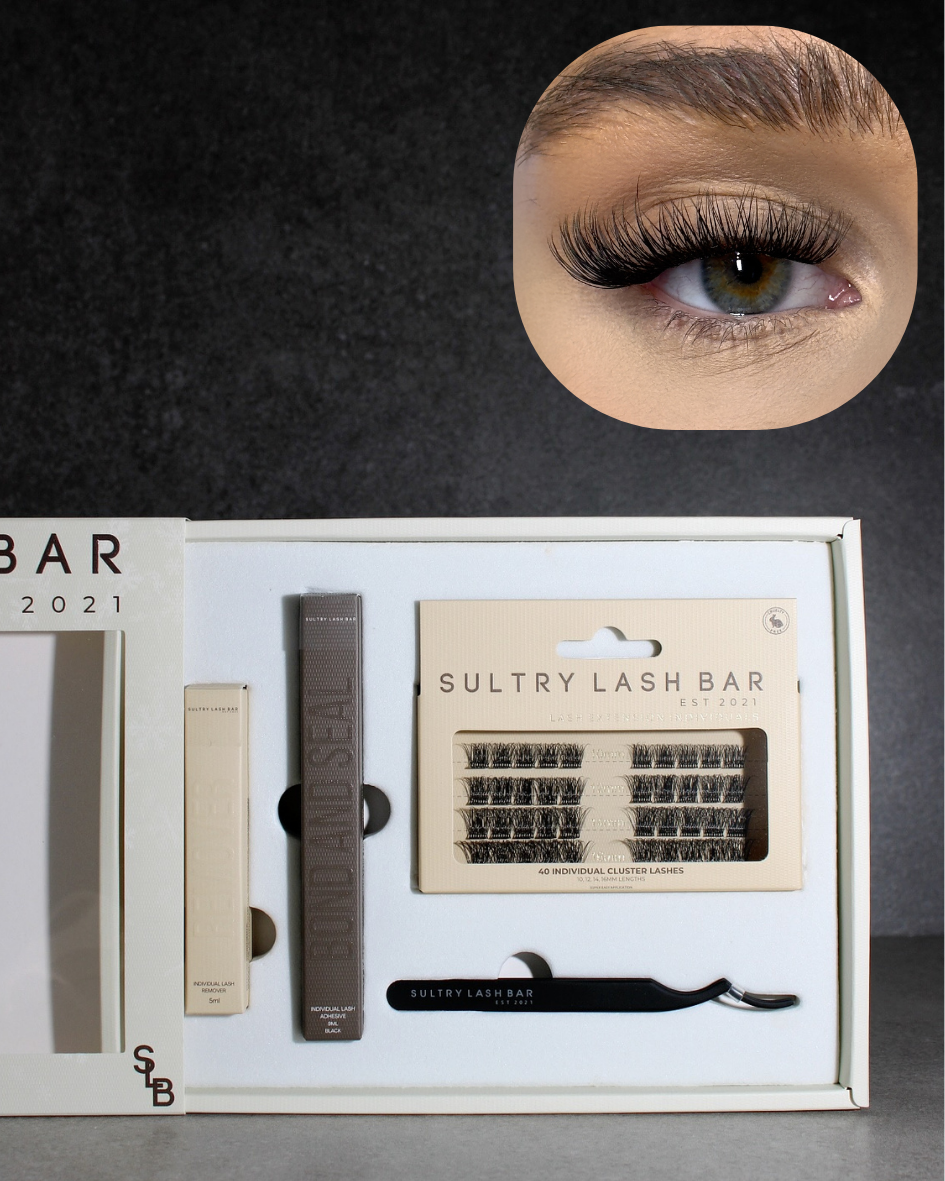 Individual Cluster Lash Gift Set | DIY At Home Lash Extensions (Worth £41)