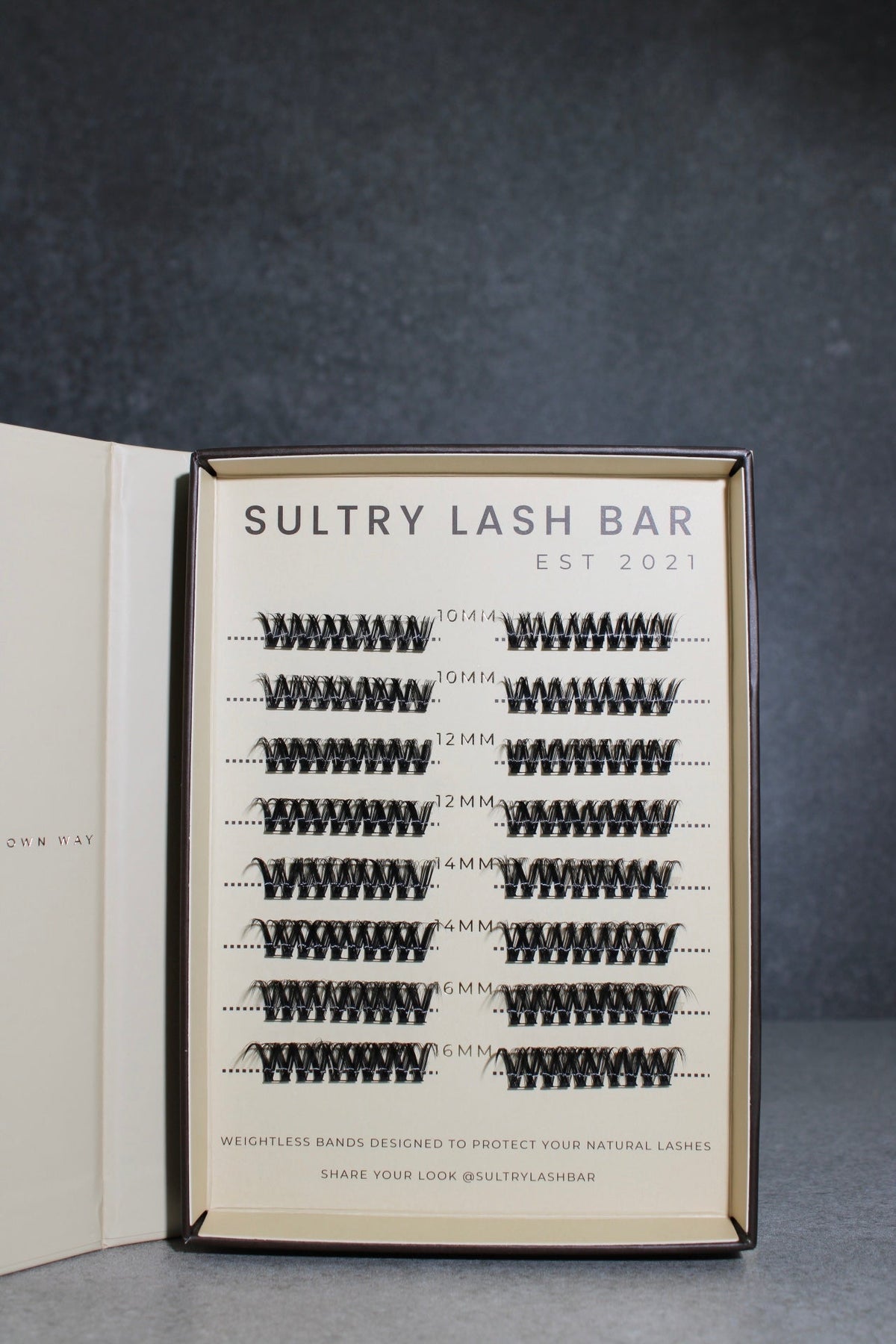 Premium D curl Hybrid Cluster Lashes XL pack SL01
