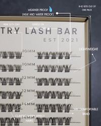 Premium D curl Natural Cluster Lashes XL pack SL03