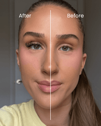 Before and After Comaprison Image after Applying Almod Eyes Lash