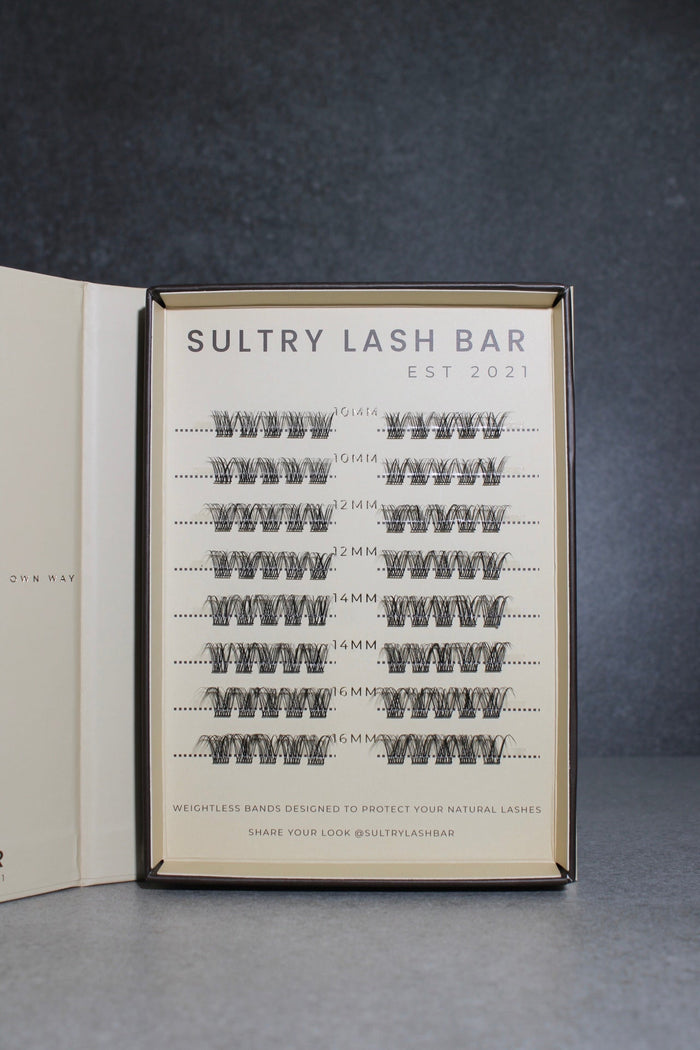 Premium D curl Natural Cluster Lashes XL pack SL03