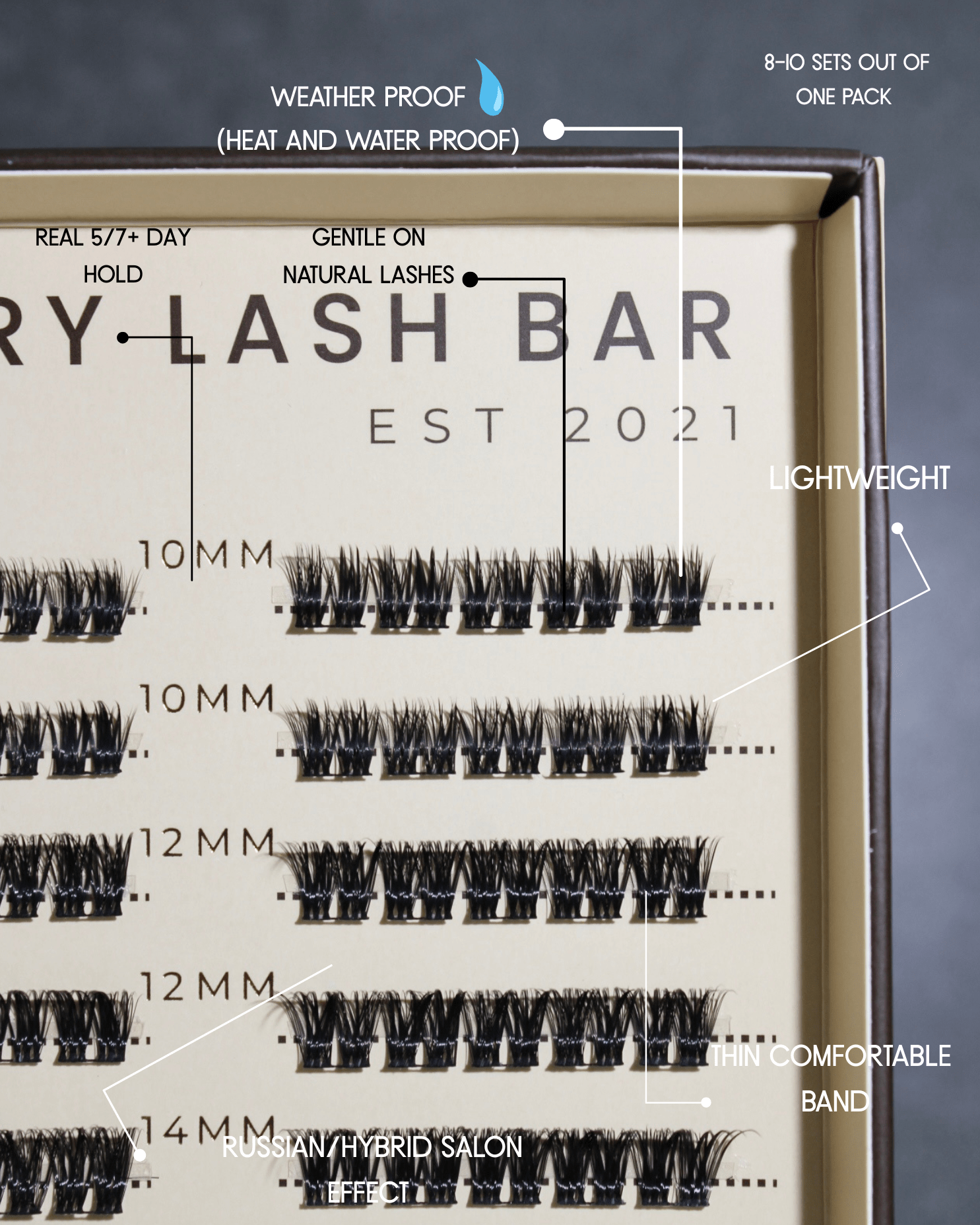 80pcs SL04 Premium Russian Volume Lashes – Soft Full Volume (Best Seller)