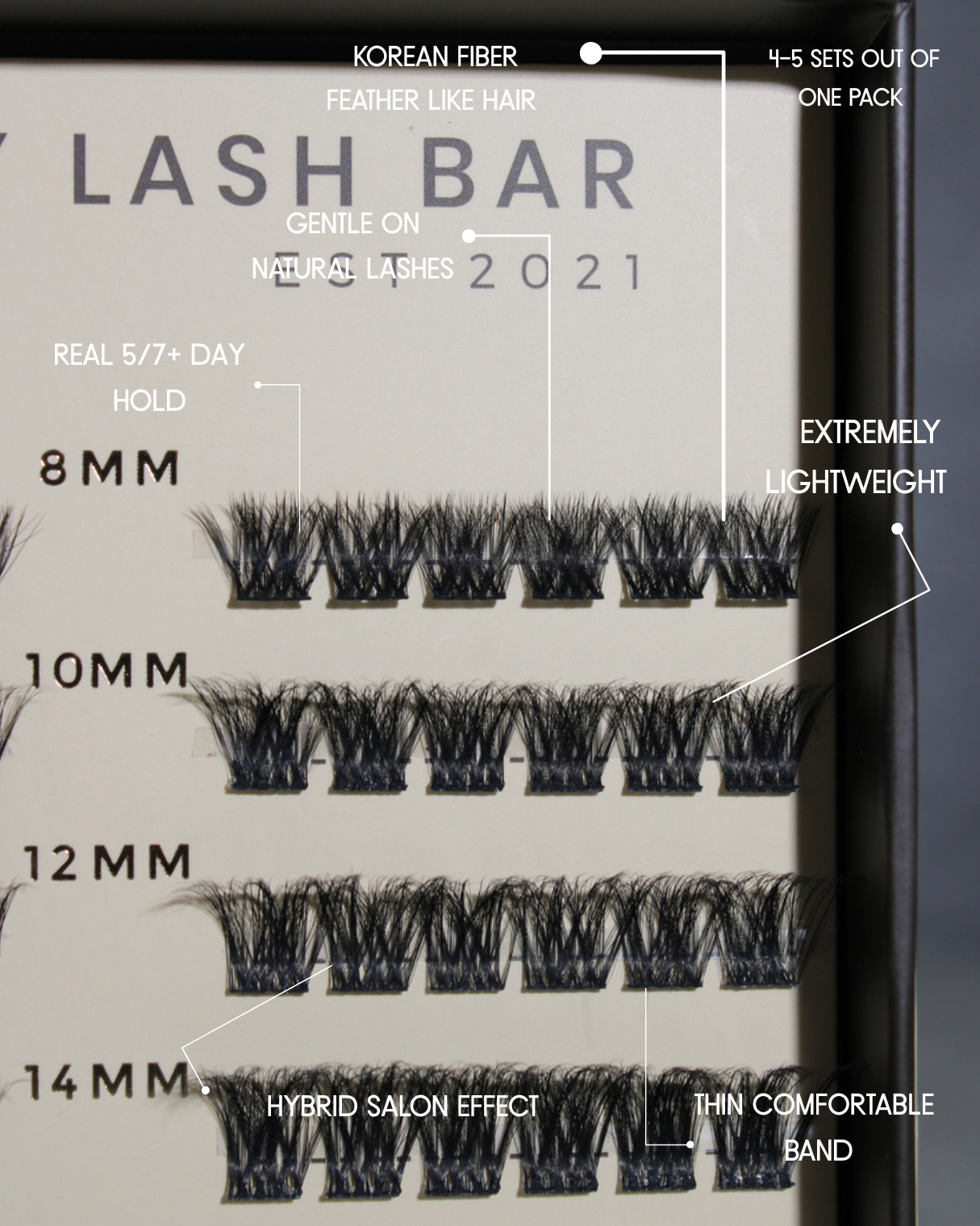 SL19 Premium weightless feather like clusters