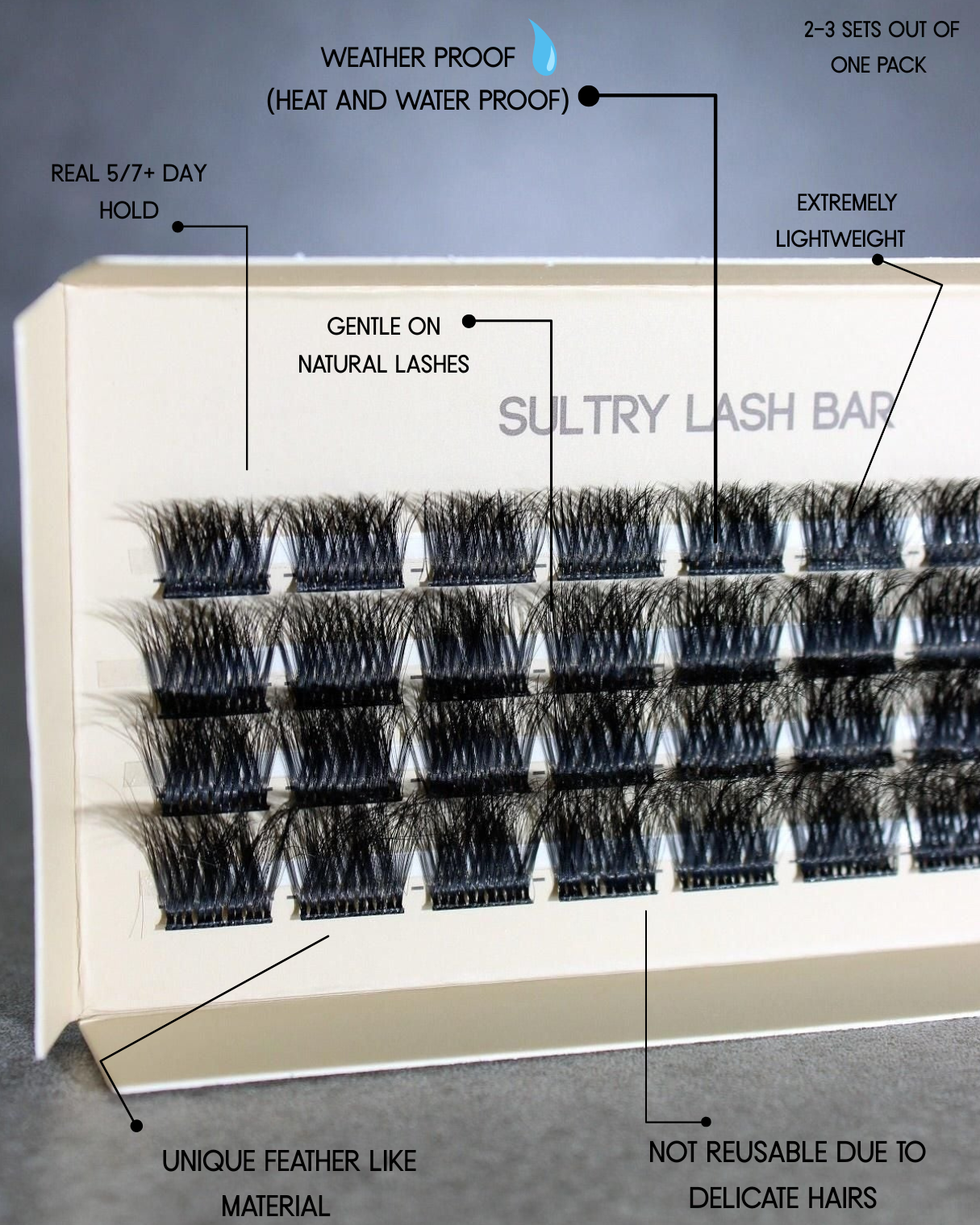 SL18 Premium Korean Fibre Ultra lightweight hair 32pcs
