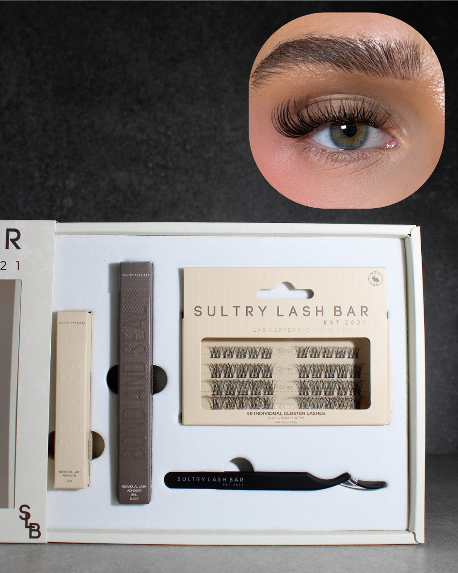 Individual Cluster Lash Gift Set | DIY At Home Lash Extensions (Worth £41)