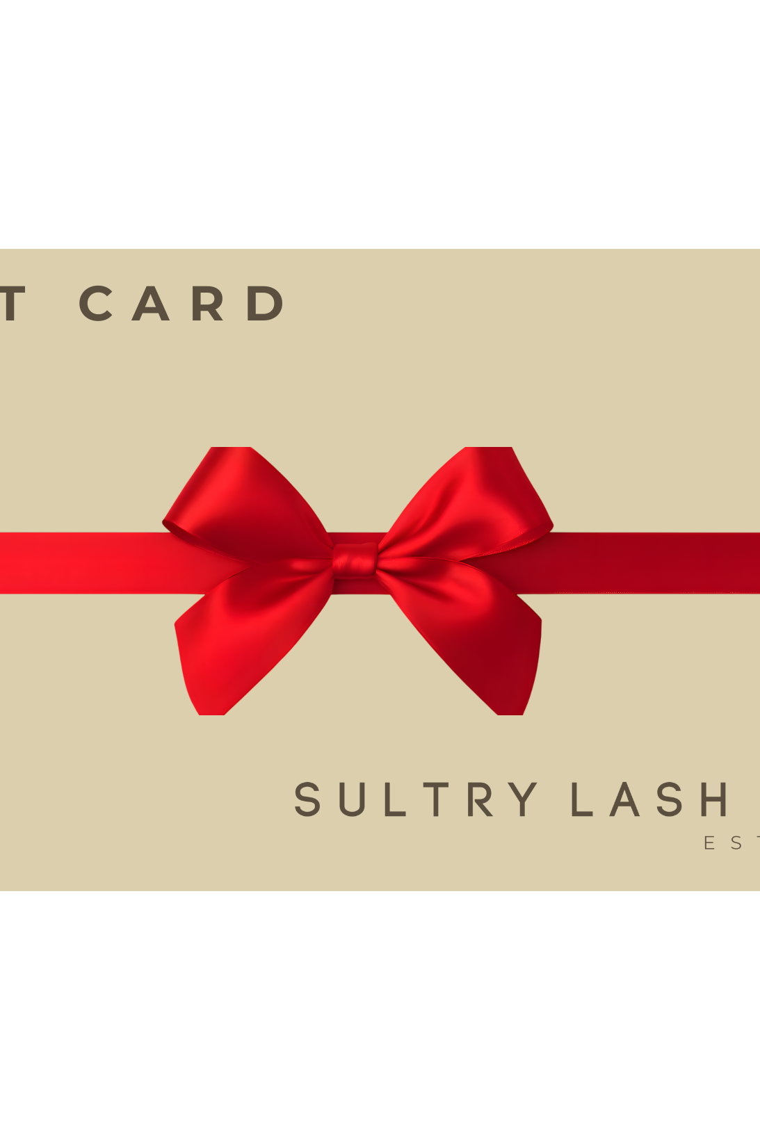 Sultry Lash Bar Gift Card