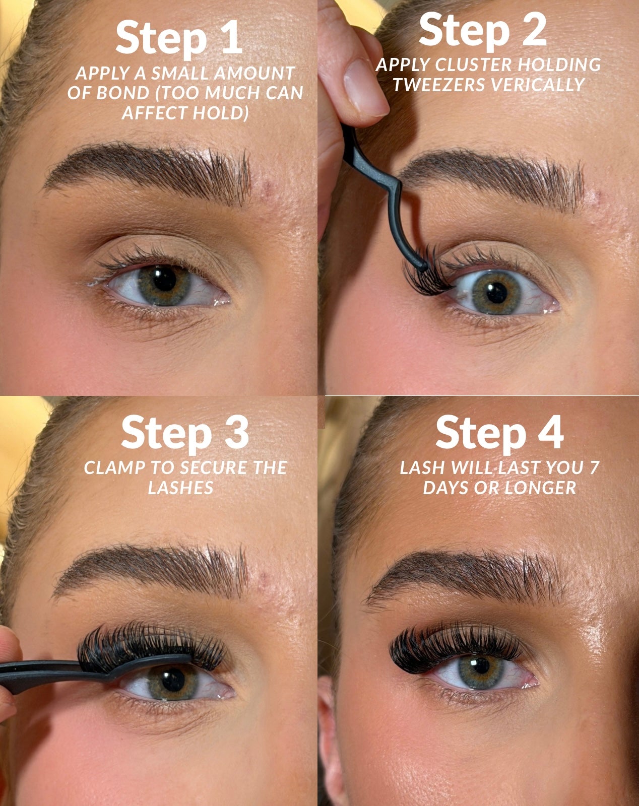 Lash Bond & Seal – 7 Day Hold for Cluster Lashes (BEST SELLER)