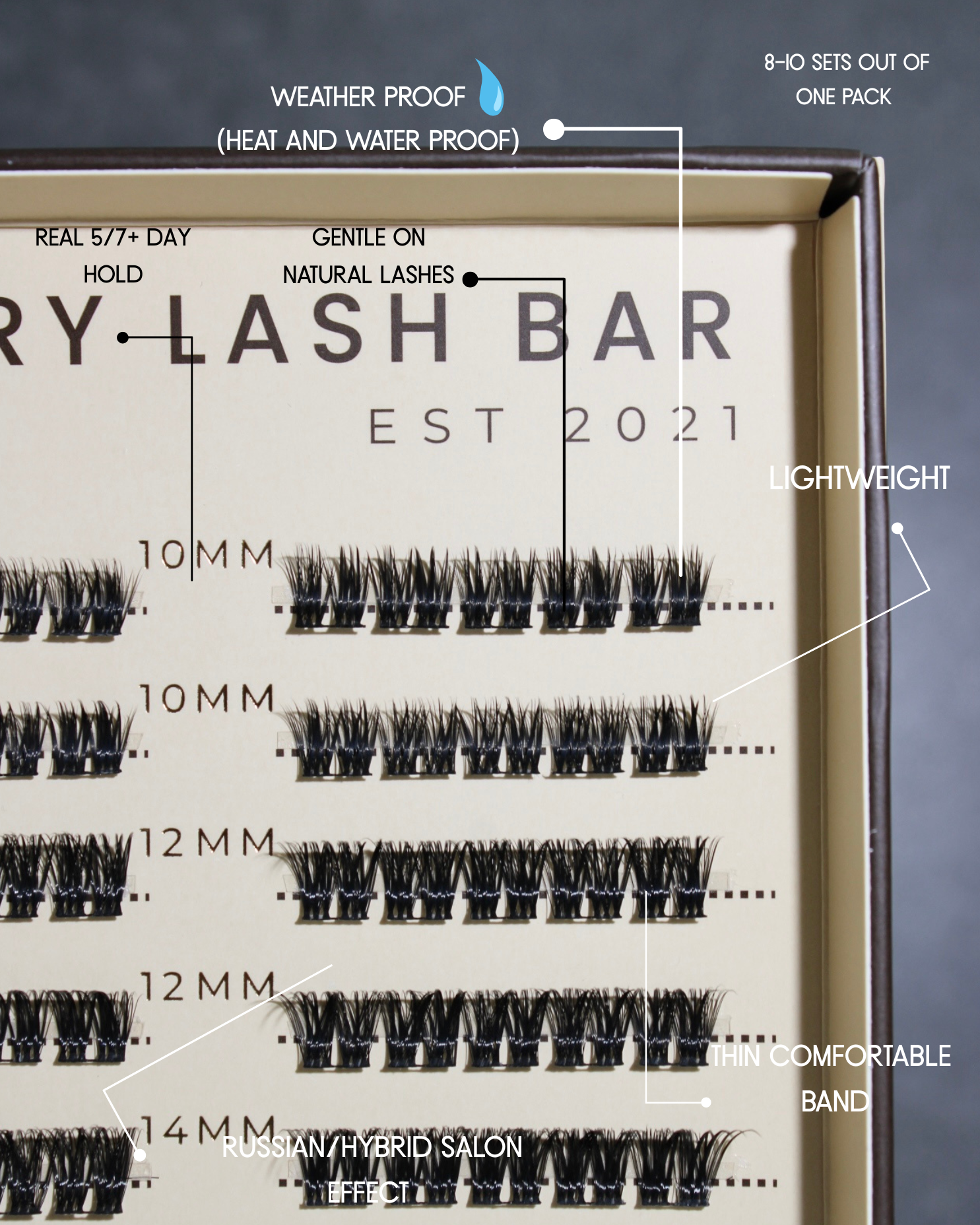 80pcs SL04 Premium Russian Volume Lashes – Soft Full Volume (Best Seller)