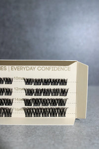 SL24 Hybrid volume cluster lashes