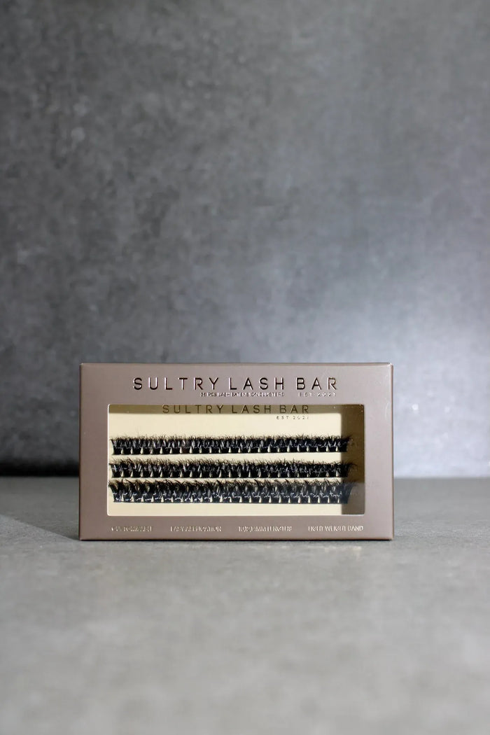 SL14 Short hybrid volume cluster lashes