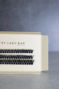 SL14 Short hybrid volume cluster lashes