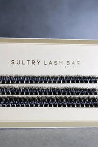 SL14 Short hybrid volume cluster lashes