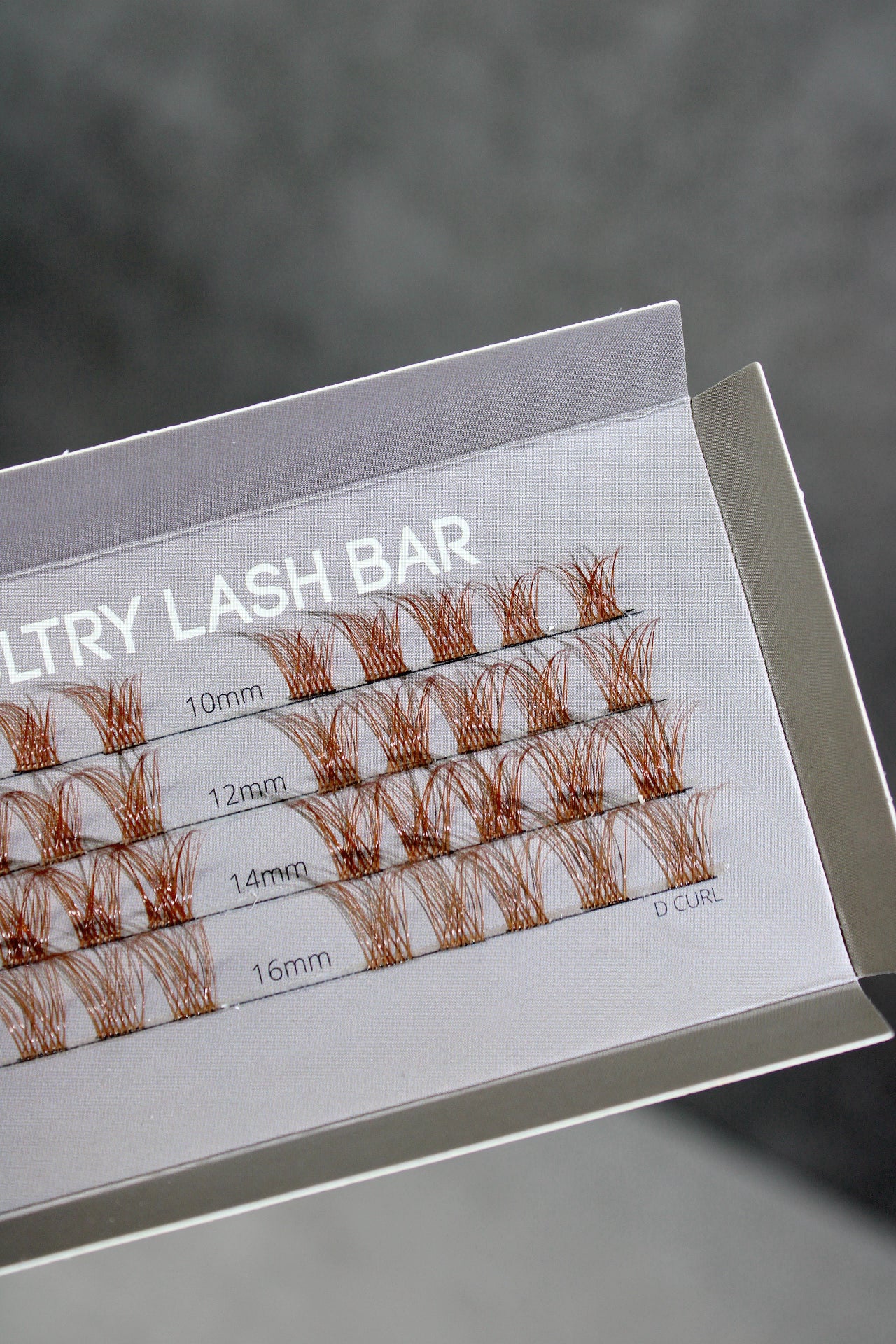 SL05 Brown Long Lasting DIY Individual Eyelash Extensions 40pcs