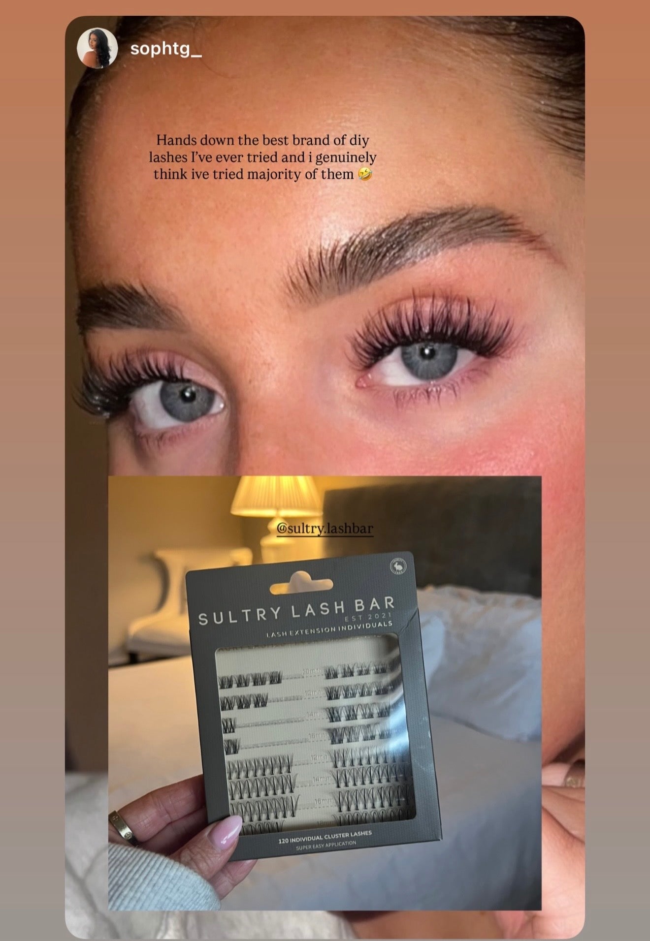 SL26 Cluster lashes C-curl