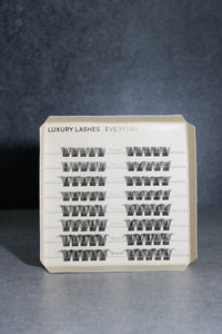 SL03 Classic D curl premium cluster lashes