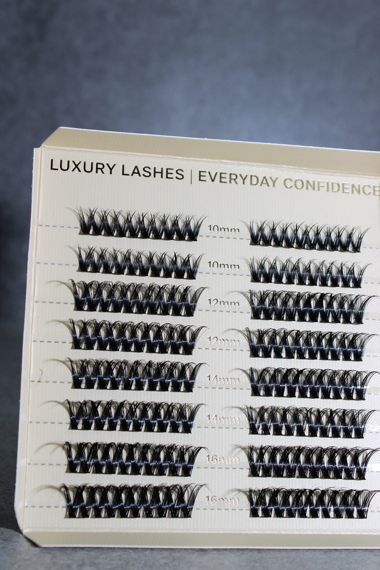 80pcs SL01 Wispy Hybrid Cluster Lashes