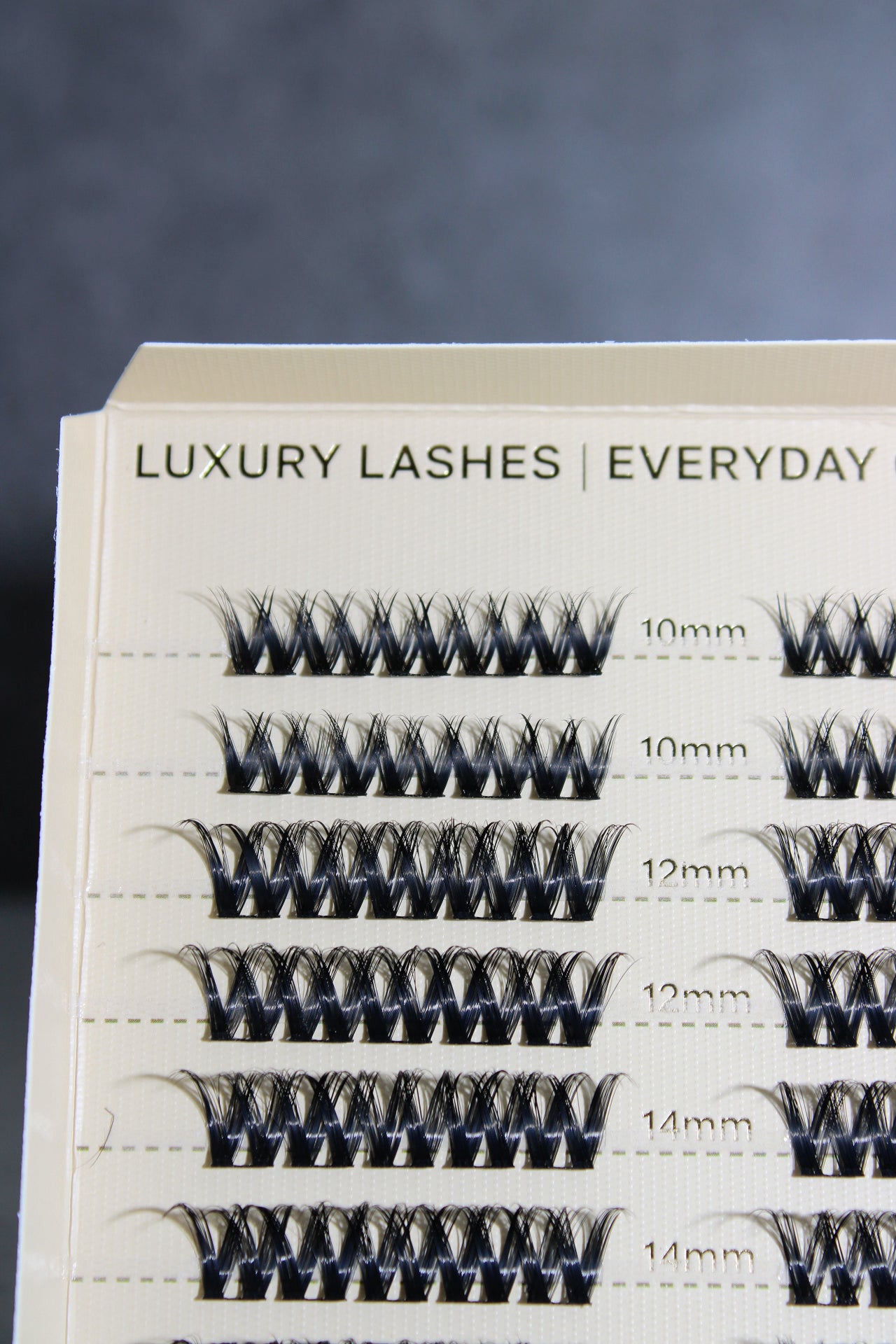 80pcs SL01 Wispy Hybrid Cluster Lashes