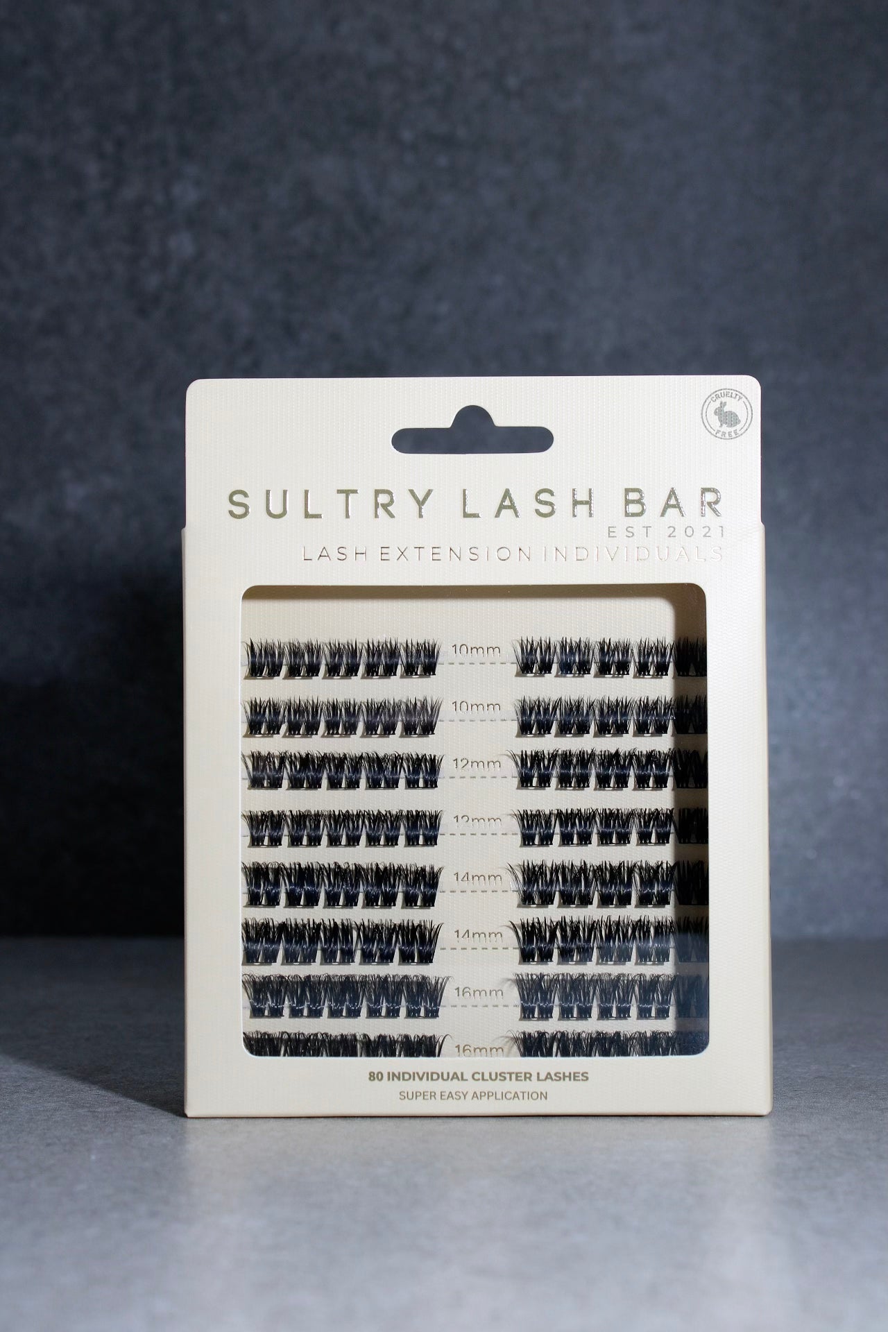 80pcs SL04 Russian/Hybrid Cluster Lashes