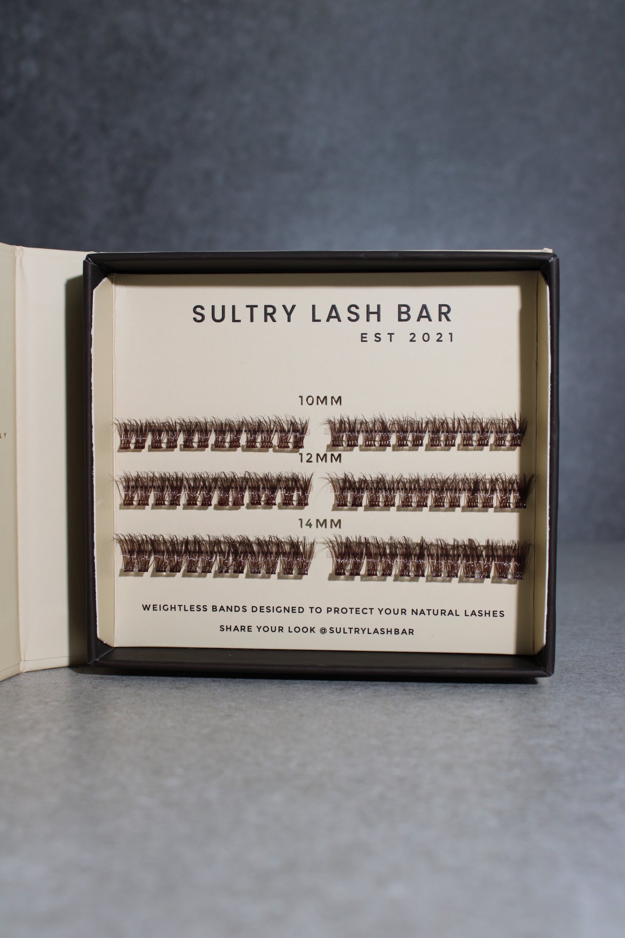 SL27 Premium Soft Wispy Hybrid Pre Glued Clusters D curl
